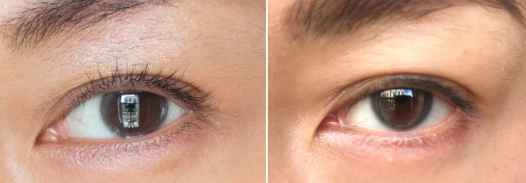 short lash and lash lift